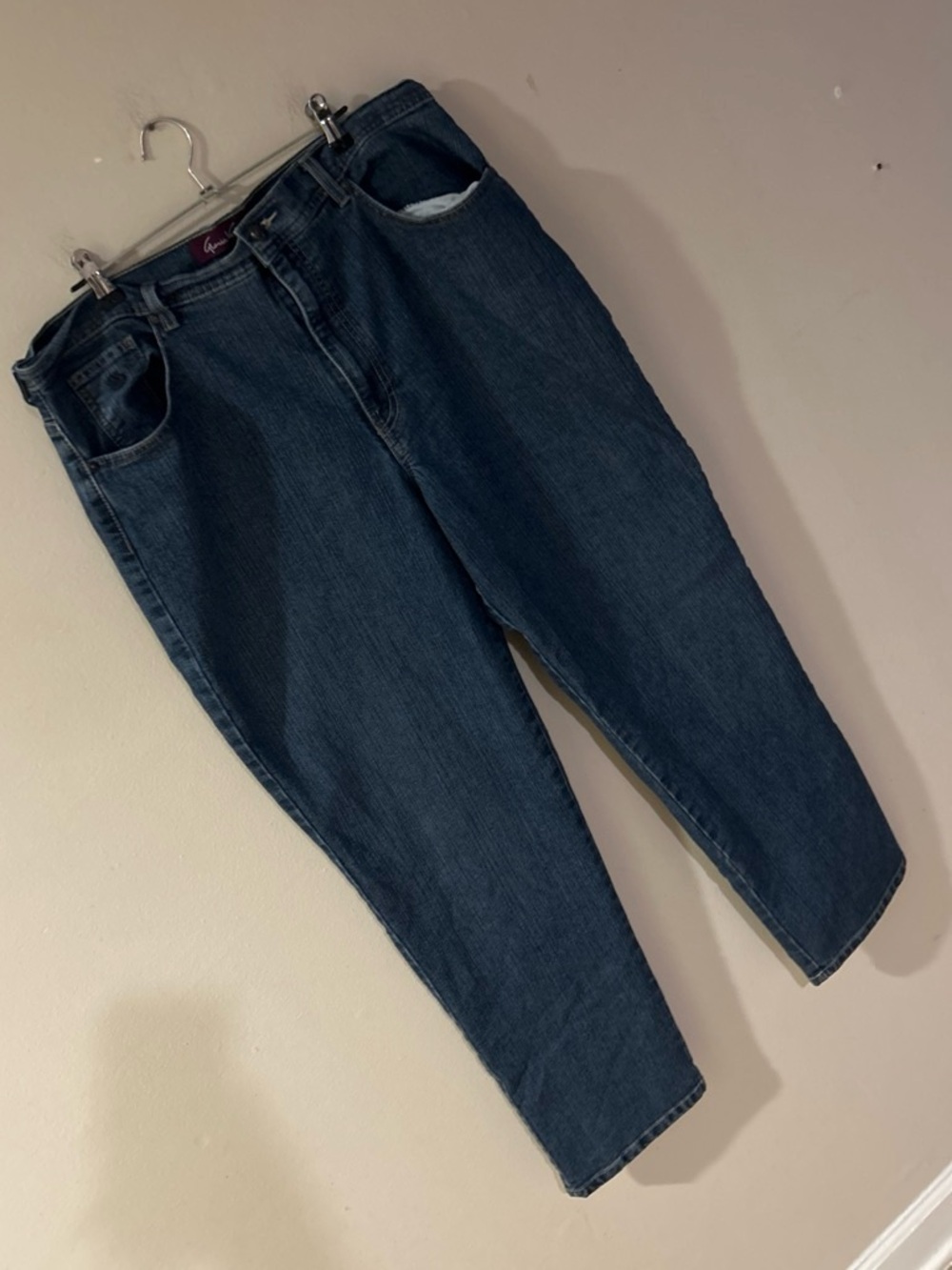 Gloria Vanderbilt Dark Blue Straight Leg Jeans
